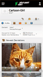 Mobile Screenshot of cartoon-girl.deviantart.com
