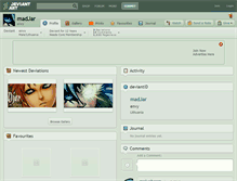 Tablet Screenshot of madjar.deviantart.com