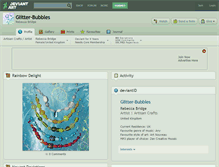 Tablet Screenshot of glitter-bubbles.deviantart.com