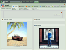 Tablet Screenshot of jomet.deviantart.com
