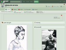 Tablet Screenshot of cabeza-de-cerveza.deviantart.com