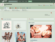 Tablet Screenshot of camilieditions.deviantart.com