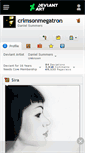 Mobile Screenshot of crimsonmegatron.deviantart.com