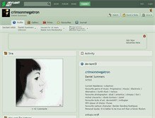 Tablet Screenshot of crimsonmegatron.deviantart.com