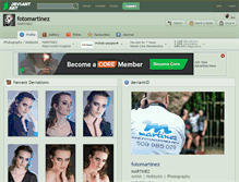 Tablet Screenshot of fotomartinez.deviantart.com