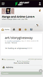Mobile Screenshot of manga-and-anime-love.deviantart.com