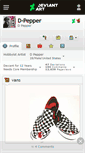 Mobile Screenshot of d-pepper.deviantart.com