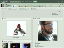 Tablet Screenshot of d-pepper.deviantart.com