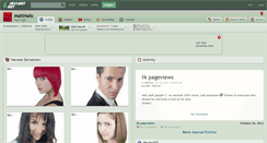 Desktop Screenshot of matthalic.deviantart.com