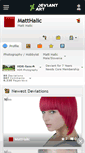 Mobile Screenshot of matthalic.deviantart.com