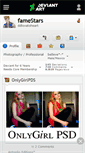 Mobile Screenshot of famestars.deviantart.com