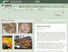 Tablet Screenshot of indiesoul.deviantart.com