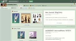 Desktop Screenshot of lackadaisycats.deviantart.com