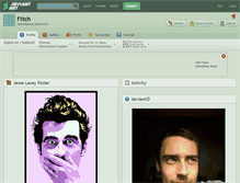 Tablet Screenshot of f1tch.deviantart.com