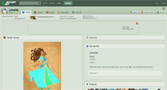 Desktop Screenshot of limeila.deviantart.com