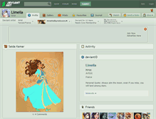 Tablet Screenshot of limeila.deviantart.com