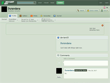 Tablet Screenshot of durandana.deviantart.com