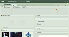 Desktop Screenshot of littlemouse86.deviantart.com