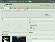 Tablet Screenshot of littlemouse86.deviantart.com