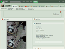 Tablet Screenshot of emrouge.deviantart.com