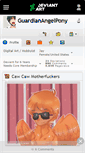 Mobile Screenshot of guardianangelpony.deviantart.com