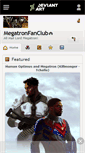 Mobile Screenshot of megatronfanclub.deviantart.com