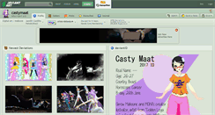 Desktop Screenshot of castymaat.deviantart.com
