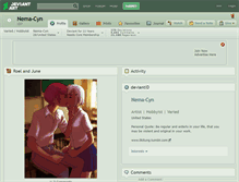 Tablet Screenshot of nema-cyn.deviantart.com