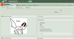 Desktop Screenshot of blackbane.deviantart.com