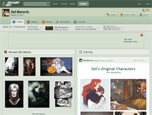 Tablet Screenshot of del-borovic.deviantart.com