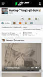 Mobile Screenshot of making-things-go-bom.deviantart.com