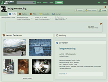 Tablet Screenshot of letsgoromancing.deviantart.com