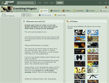 Tablet Screenshot of everything-winged.deviantart.com