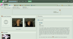Desktop Screenshot of erotek.deviantart.com