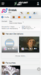 Mobile Screenshot of erotek.deviantart.com