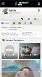 Mobile Screenshot of hal-io.deviantart.com