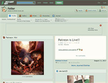 Tablet Screenshot of fellier.deviantart.com