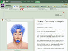 Tablet Screenshot of lunafex.deviantart.com