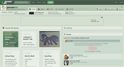 Desktop Screenshot of jamester11.deviantart.com