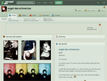 Tablet Screenshot of engel-des-schmerzes.deviantart.com