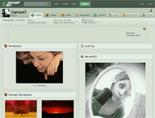 Tablet Screenshot of clarice47.deviantart.com