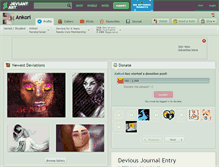 Tablet Screenshot of ankori.deviantart.com