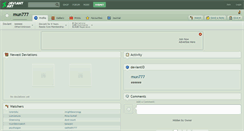 Desktop Screenshot of mun777.deviantart.com