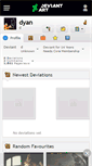 Mobile Screenshot of dyan.deviantart.com