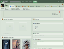 Tablet Screenshot of dyan.deviantart.com