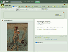 Tablet Screenshot of powflip.deviantart.com