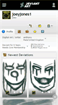 Mobile Screenshot of joeyjones1.deviantart.com