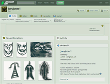 Tablet Screenshot of joeyjones1.deviantart.com