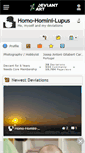 Mobile Screenshot of homo-homini-lupus.deviantart.com