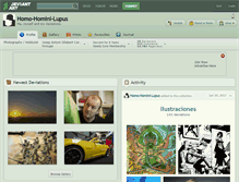 Tablet Screenshot of homo-homini-lupus.deviantart.com